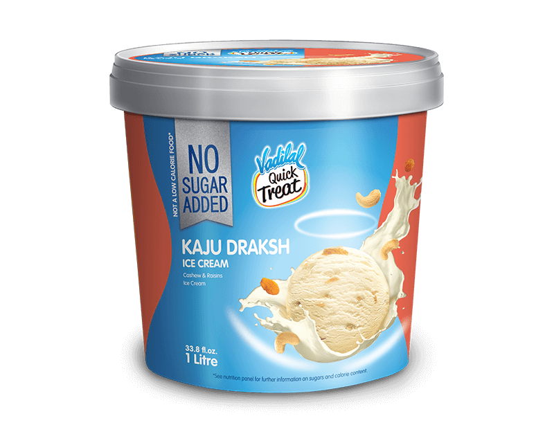 Vadilal Sugar Free Kaju Draksh Ice Cream 1ltr JFK Grocery Inc