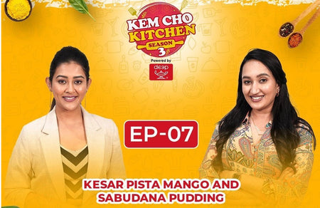 Kesar Pista Mango and Sabudana Pudding Recipe - Angur Presents Kem Cho Kitchen