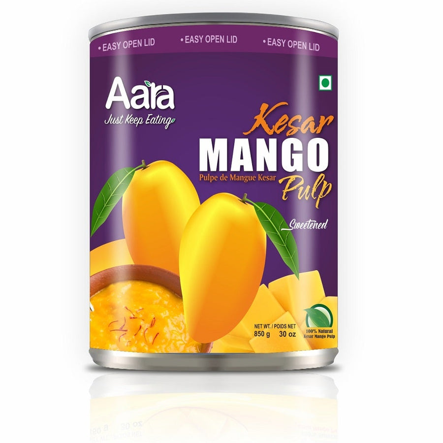 Aara Kesar Mango Pulp 850gm – JFK Grocery Inc.