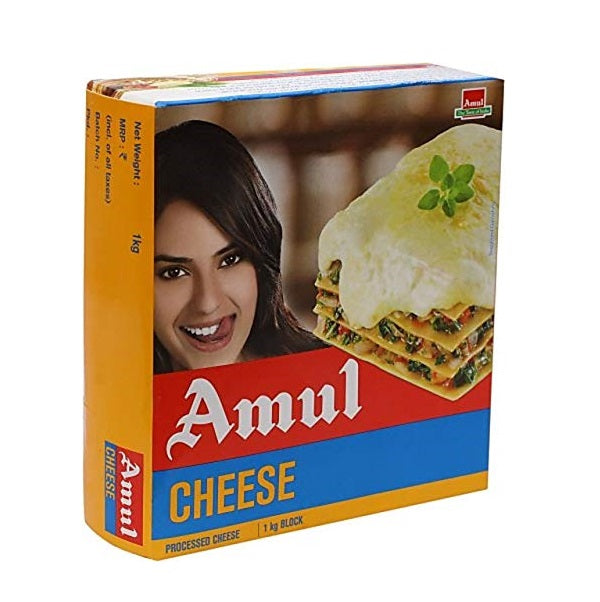 Amul Chee AMUL CHEESE BLOCK 1KG – JFK Grocery Inc.
