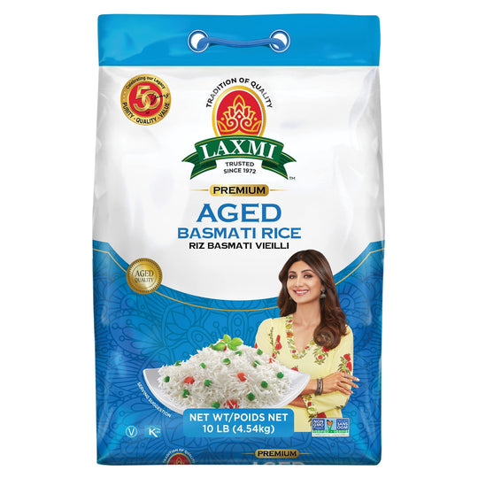 Laxmi Aged Basmati Rice 10 LB – JFK Grocery Inc.