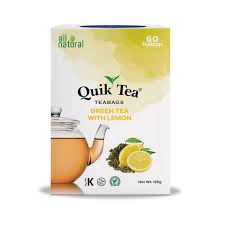 QUICK TEA GREEN TEA WITH LEMON 120G – JFK Grocery Inc.