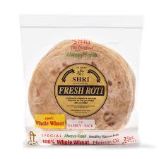 Shree Roti SHREE WHOLE WHEAT ROTI COOKED 25CT – JFK Grocery Inc.